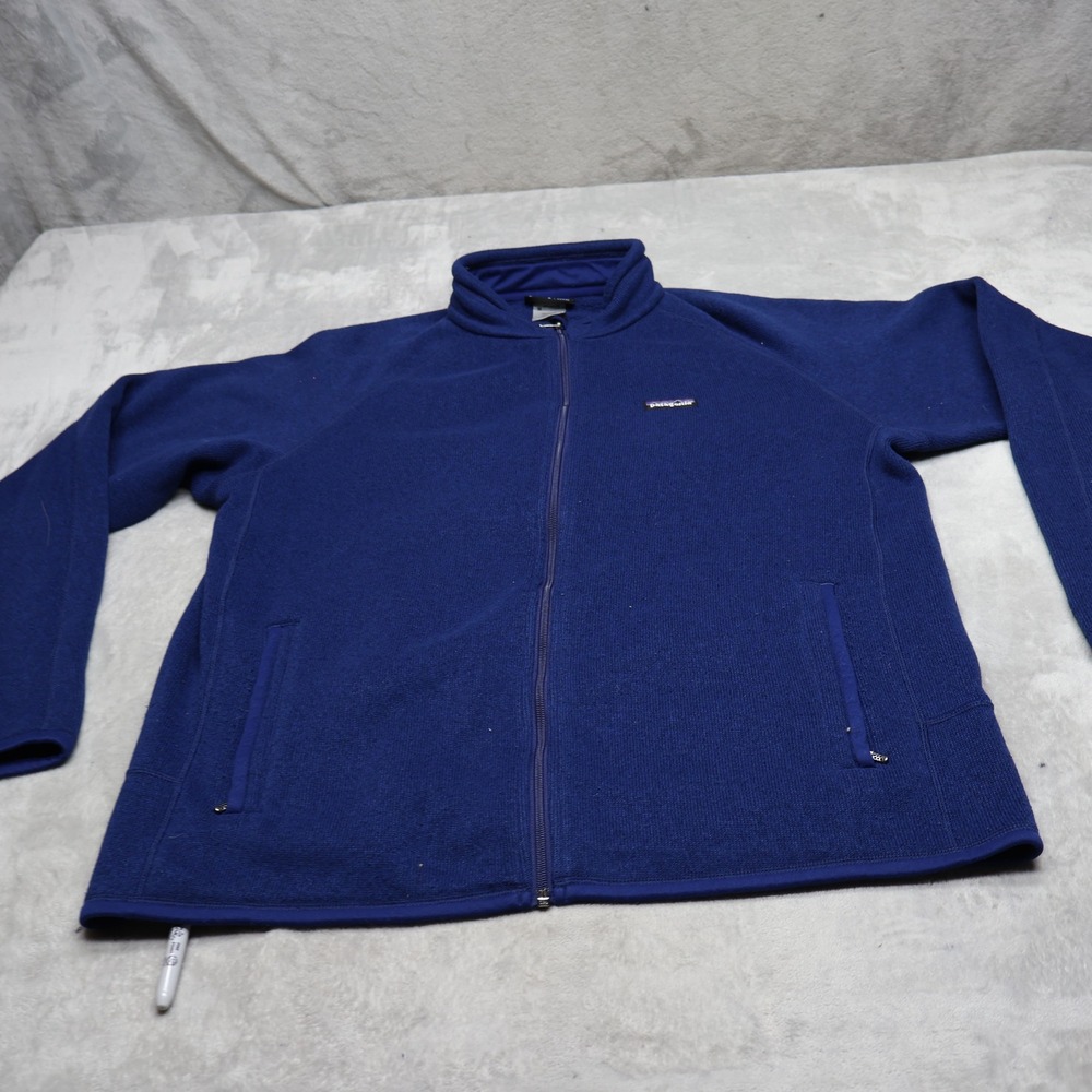Patagonia Jacket Mens XL Blue Better Sweater Full Zip Knit Fleece Outdoor Travel